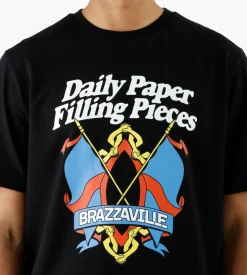 Daily Paper X Filling Pieces Flag T-Shirt Black