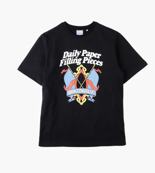 Daily Paper X Filling Pieces Flag T-Shirt Black