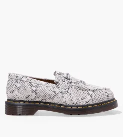 Dr. Martens Adrian Snaffle Sand Black Python Print Suede