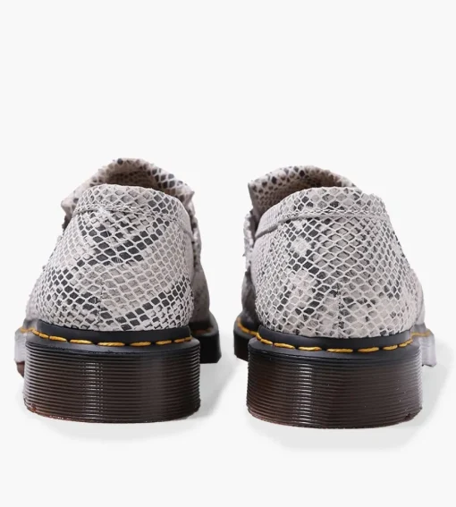 Dr. Martens Adrian Snaffle Sand Black Python Print Suede