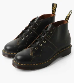 Dr. Martens Church Black Vintage Smooth