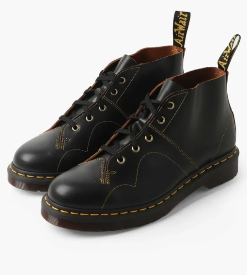 Dr. Martens Church Black Vintage Smooth