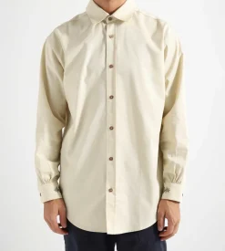 Drole De Monsieur La Chemise Drule Fleurie Light Beige