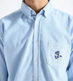 Drole De Monsieur La Chemise Velours Cutele Light Blue