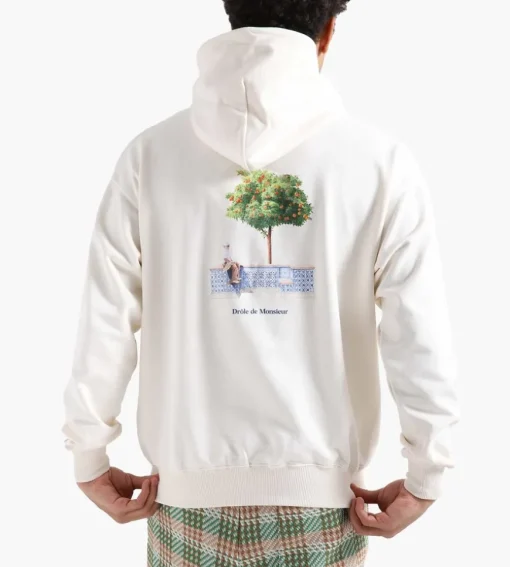 Drole De Monsieur Le Hoodie Oranger Cream