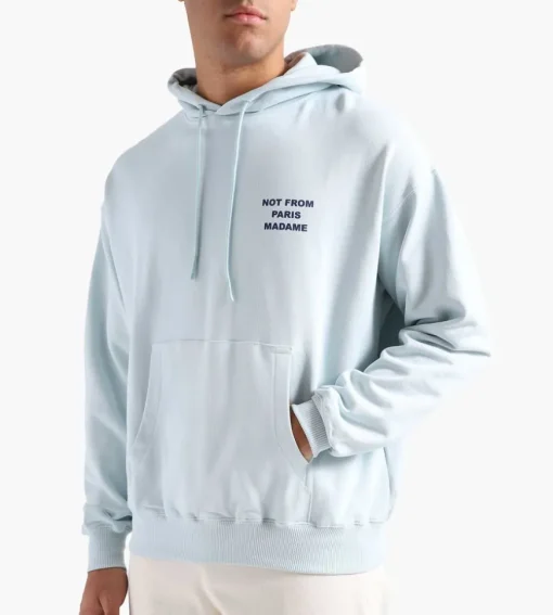 Drole De Monsieur Le Hoodie Classique Light Blue