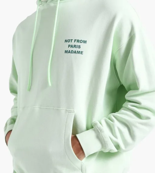 Drole De Monsieur Le Hoodie Classique Light Green