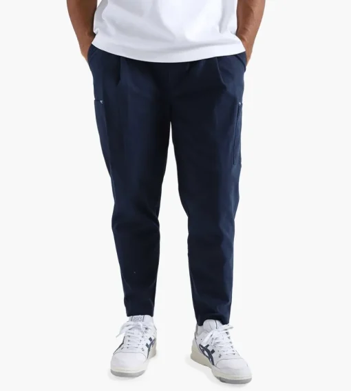 Drole De Monsieur Le Pantalon Signature Cargo Navy