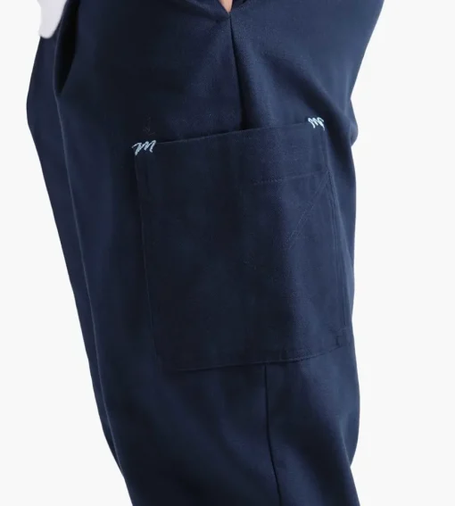Drole De Monsieur Le Pantalon Signature Cargo Navy