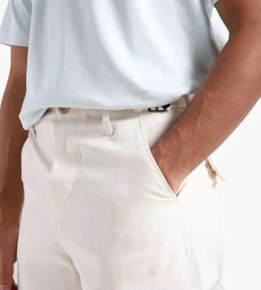 Drole De Monsieur Le Pantalon Canvas Cream