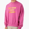 Drole De Monsieur Le Sweat Slogan Light Purple