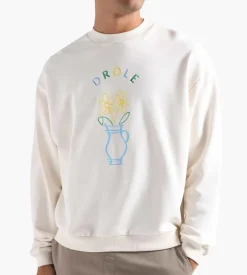 Drole De Monsieur Le Sweatshirt Vase Cream