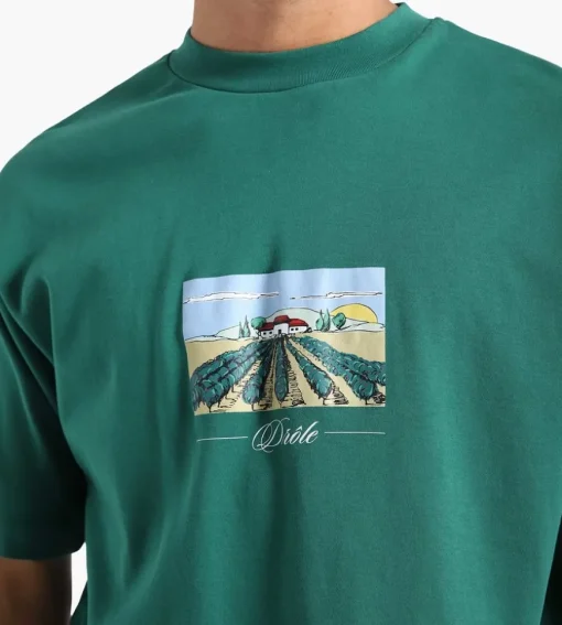 Drole De Monsieur Le T-Shirt Vignes Forest Green