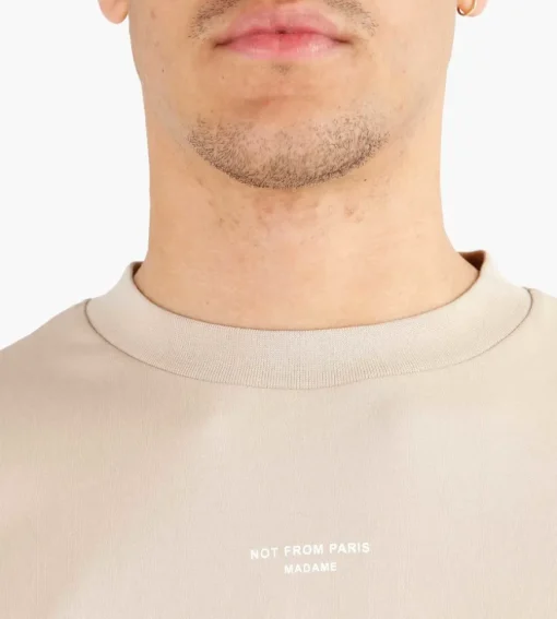 Drole Monsieur Le T-Shirt Nfpm Mastic
