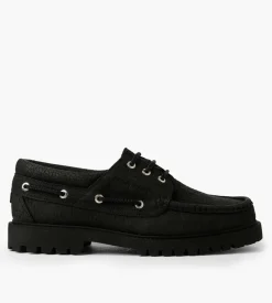 Filling Pieces Fp Boatshoe All Black