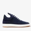 Filling Pieces Low Top Suede Dark Blue