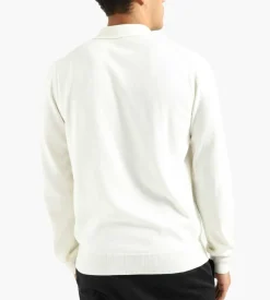 Fred Perry Classic Knitted Shirt Snow White