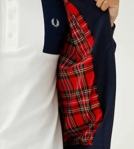 Fred Perry Made In England Harrington Navy