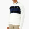 Fred Perry Towelling Bomber Jacket Snow White