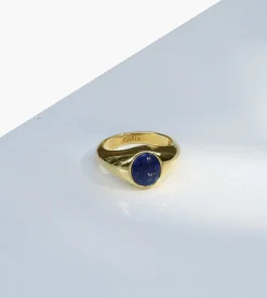 Golia Cookie Ring Lapis Gold