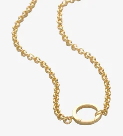 Golia Rolo Necklace Small Gold