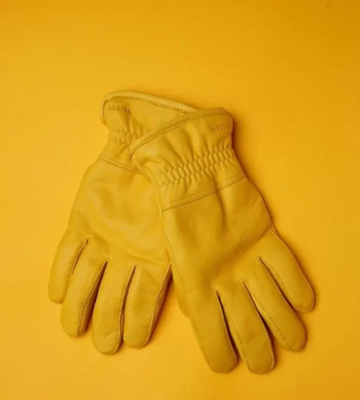 Hestra Deerskin Natural Yellow