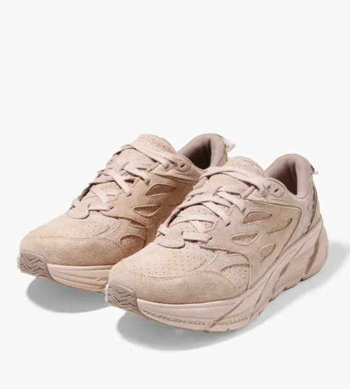 Hoka U Clifton L Suede Taupe