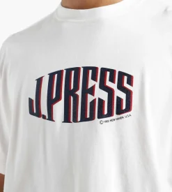 J.Press Logo-T Shirt White