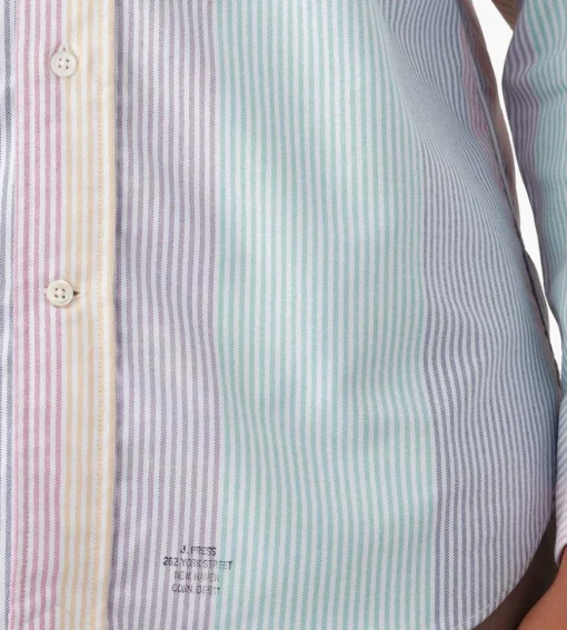 J.Press Oxford B.D. Candy St Authentic Fit Multi