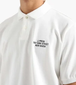 J.Press Short Sleeve Polo White