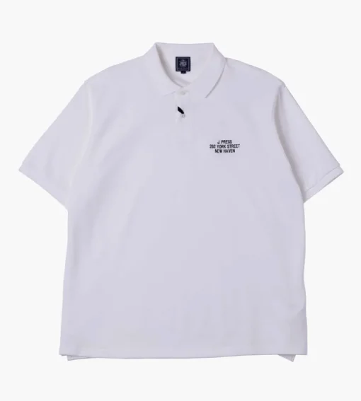 J.Press Short Sleeve Polo White