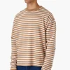 Khaki Lemon Striped Sweat