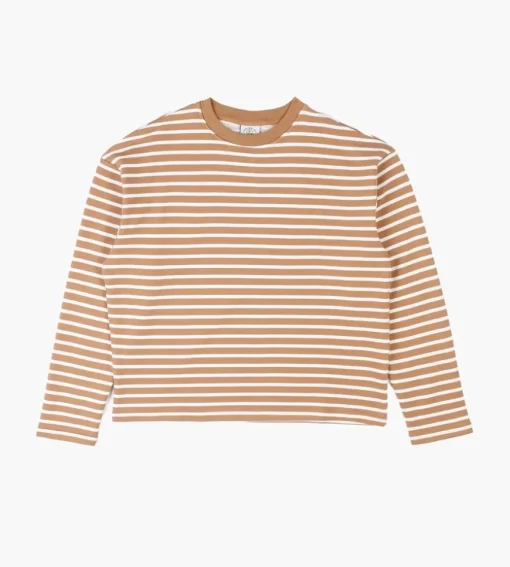 Khaki Lemon Striped Sweat
