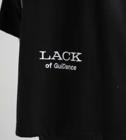 Lack Of Guidance Alessandro Mock Neck T-Shirt Black Dark Grey