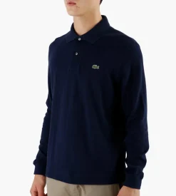 Lacoste 1Hp4 Men's L S Polo 08 Navy Blue