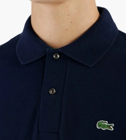 Lacoste 1Hp4 Men's L S Polo 08 Navy Blue