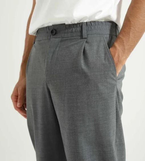 Libertine-Libertine Agency Trouser Grey Melange