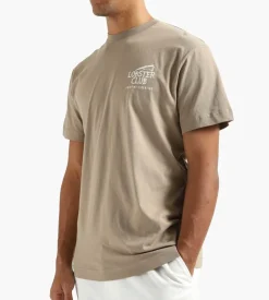 Libertine-Libertine Beat Lobster Club T-Shirt Taupe