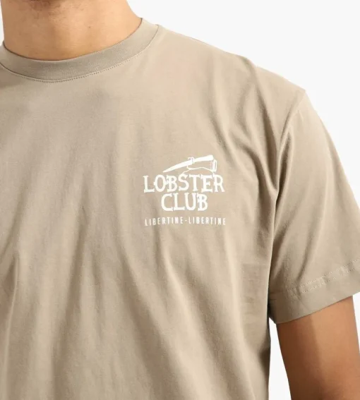Libertine-Libertine Beat Lobster Club T-Shirt Taupe