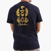 Libertine-Libertine Beat Peace T-Shirt Dark Navy