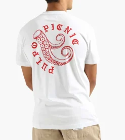 Libertine-Libertine Beat Pulpo Picnic Ii T-Shirt White