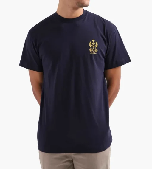 Libertine-Libertine Beat Peace T-Shirt Dark Navy