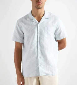Libertine-Libertine Cave Shirt Light Blue Stripe