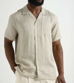 Libertine-Libertine Cave Shirt White Geo