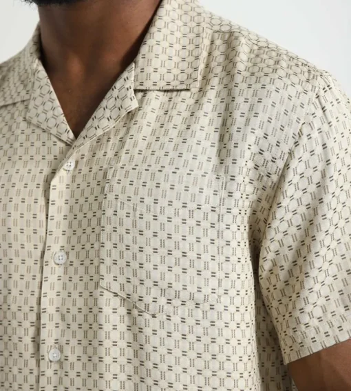 Libertine-Libertine Cave Shirt White Geo
