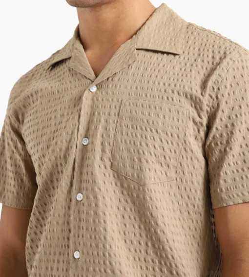 Libertine-Libertine Cave Shirt Khaki Pin