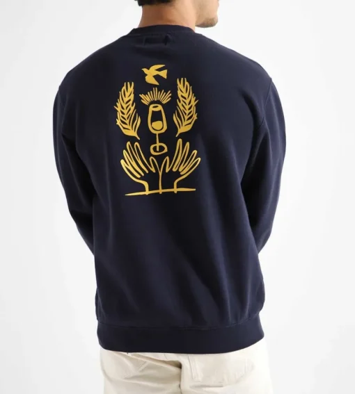 Libertine-Libertine Society Peace Sweatshirts Dark Navy
