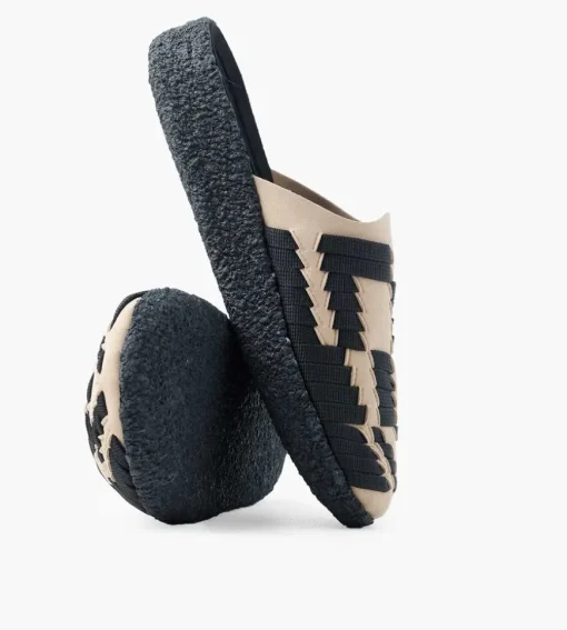 Malibu Sandals Thunderbird Classic Black Beige Black