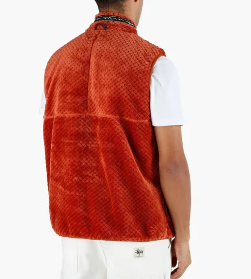 Manastash Thermal Fleece Vest Rust