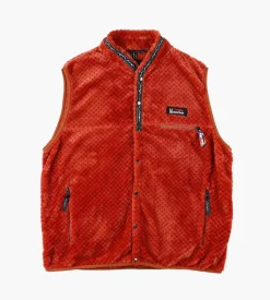 Manastash Thermal Fleece Vest Rust